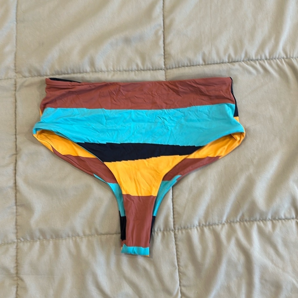 San Lorenzo high waisted bikini bottom